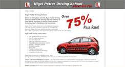 Desktop Screenshot of nigelpotterdrivingschool.co.uk