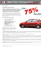 Mobile Screenshot of nigelpotterdrivingschool.co.uk